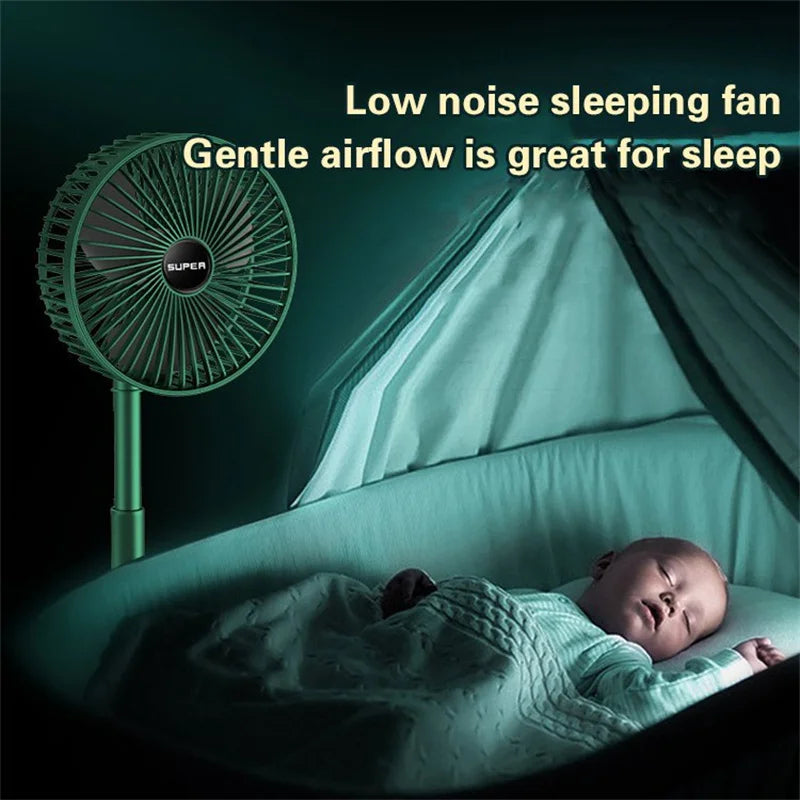Stay Cool Anywhere: The Ultimate Portable Telescopic Desk Fan