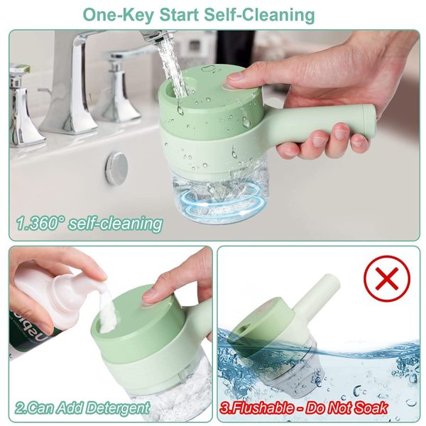 5-in-1 Handheld Electric Vegetable Cutter & Chopper Set
