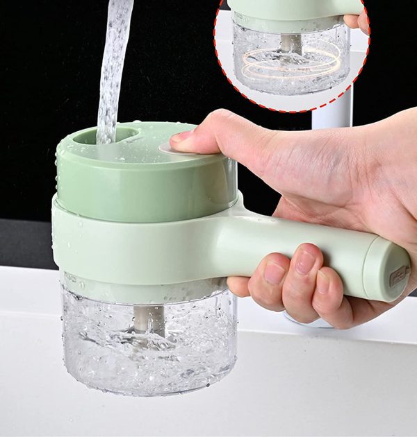 5-in-1 Handheld Electric Vegetable Cutter & Chopper Set