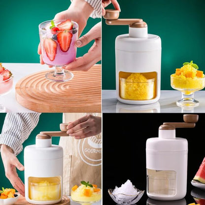Portable Manual Ice Crusher & Shaver Machine