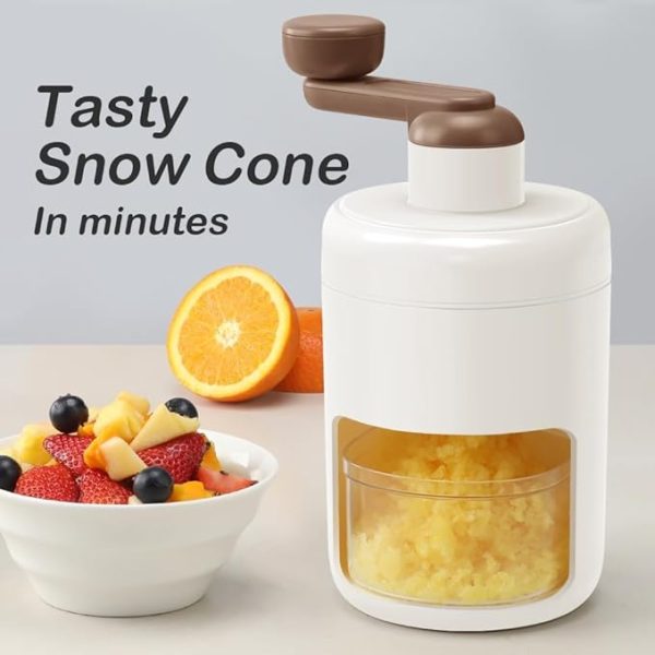 Portable Manual Ice Crusher & Shaver Machine