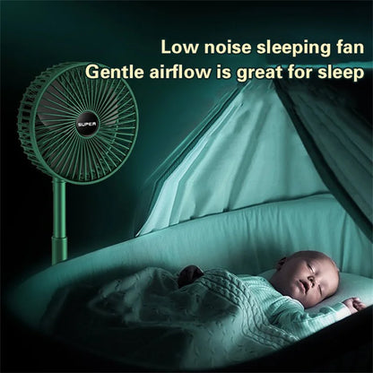 Stay Cool Anywhere: The Ultimate Portable Telescopic Desk Fan