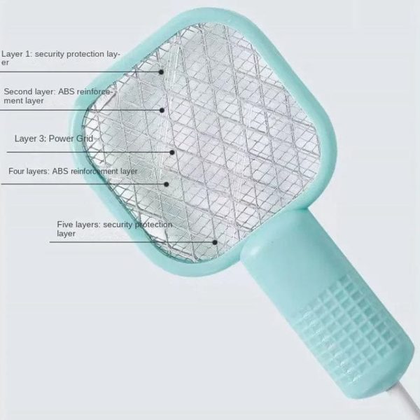Mini USB Electric Mosquito Racket - Rechargeable Fly Swatter