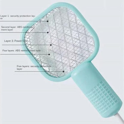 Mini USB Electric Mosquito Racket - Rechargeable Fly Swatter
