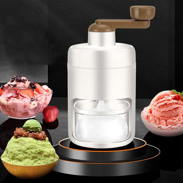 Portable Manual Ice Crusher & Shaver Machine