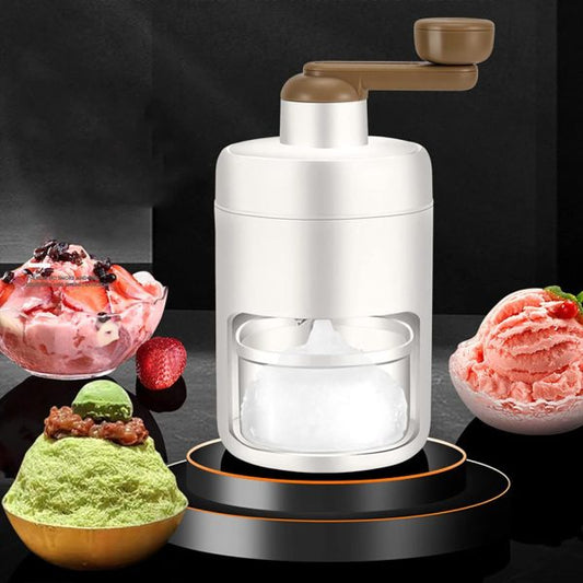 Portable Manual Ice Crusher & Shaver Machine