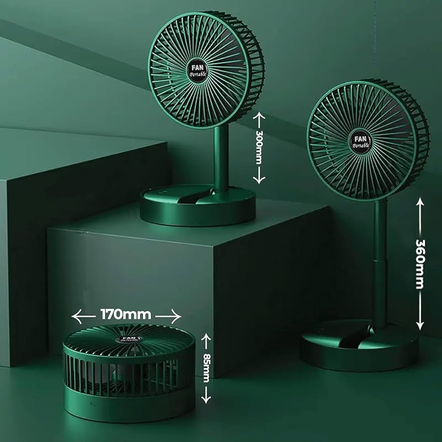 Stay Cool Anywhere: The Ultimate Portable Telescopic Desk Fan