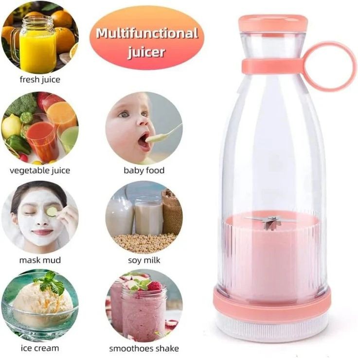Juice Anywhere: The Ultimate 420ml Portable Blender