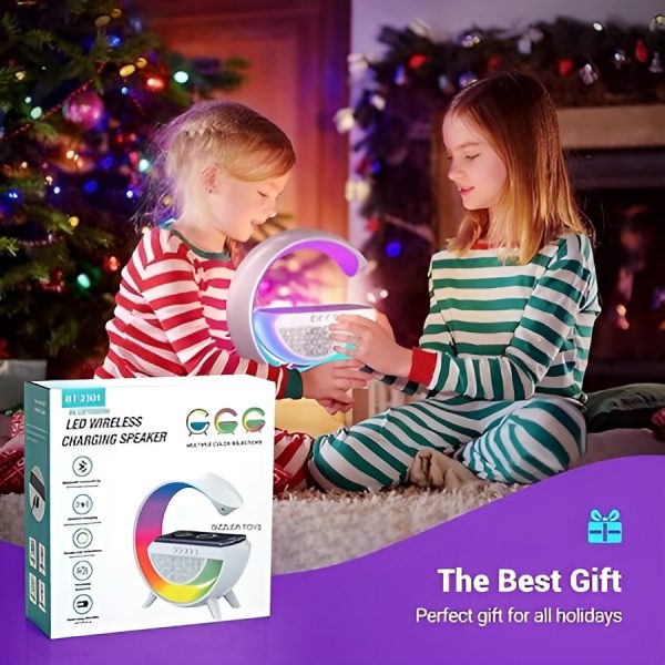 G Shaped RGB Table Lamp with Wireless Charger BT2301