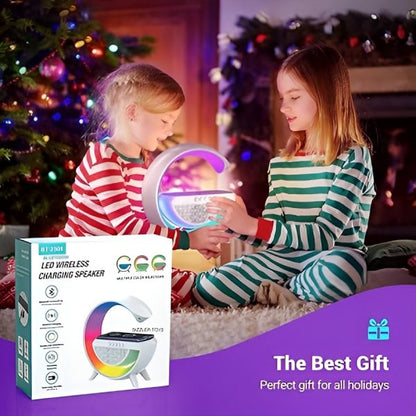 G Shaped RGB Table Lamp with Wireless Charger BT2301