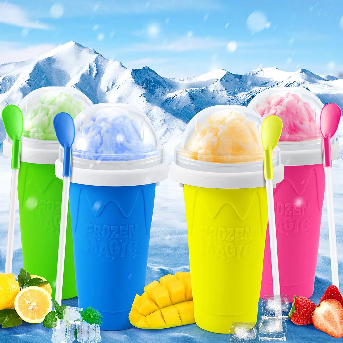 Instant Slushy Maker Cup - Eco-Friendly 500ml