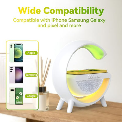 G Shaped RGB Table Lamp with Wireless Charger BT2301