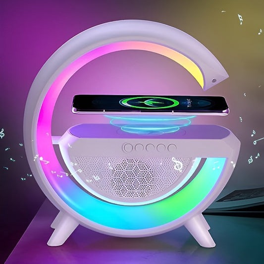 G Shaped RGB Table Lamp with Wireless Charger BT2301