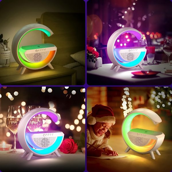 G Shaped RGB Table Lamp with Wireless Charger BT2301